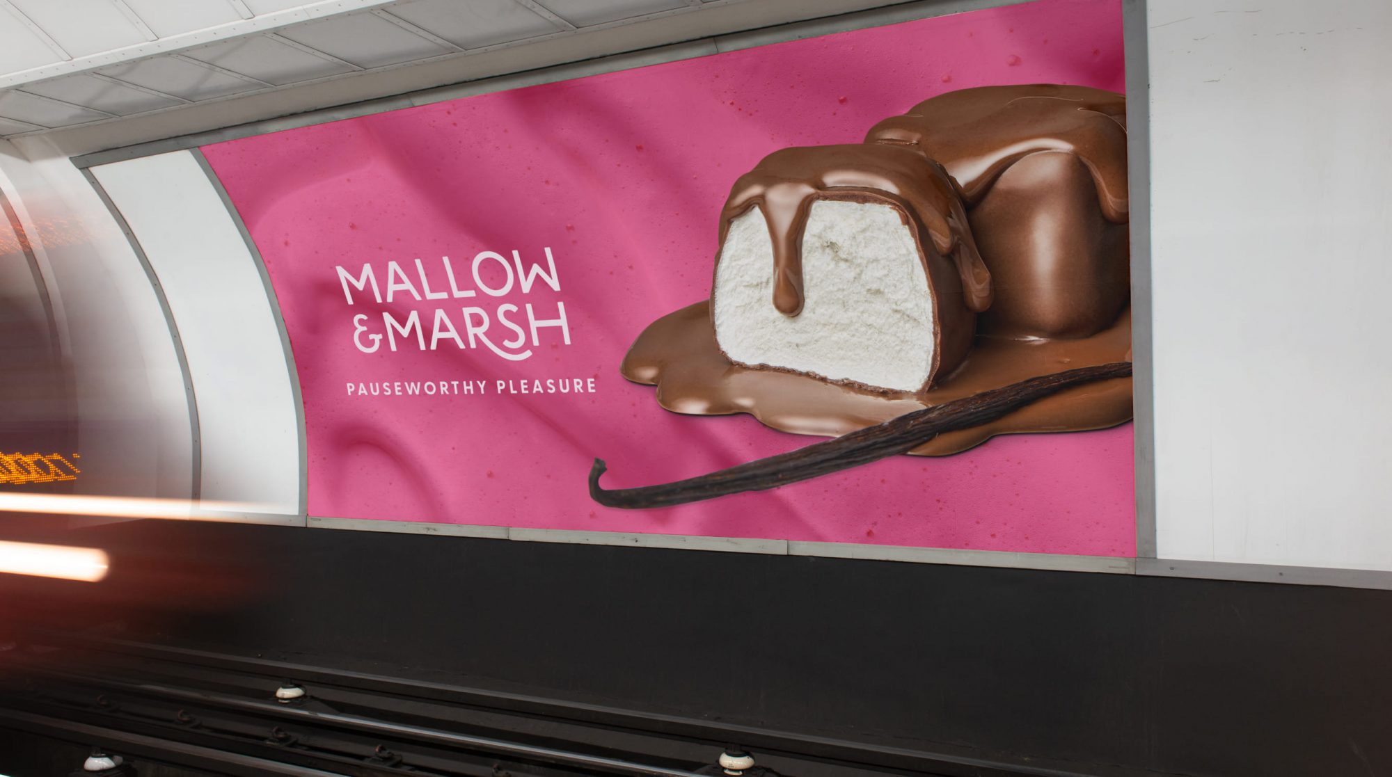 Boldspace-creative-brand-advertising-production-content-creation-social-digital-mallow-&-marsh-OOH-tube-ad