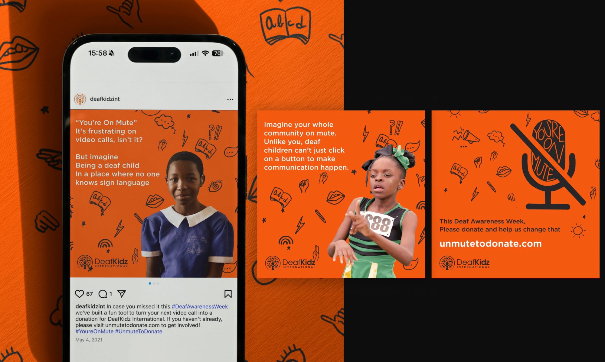 Boldspace-creative-brand-advertising-production-content-creation-social-digital-deafkidz-you’re-on-mute-campaign-social-post
