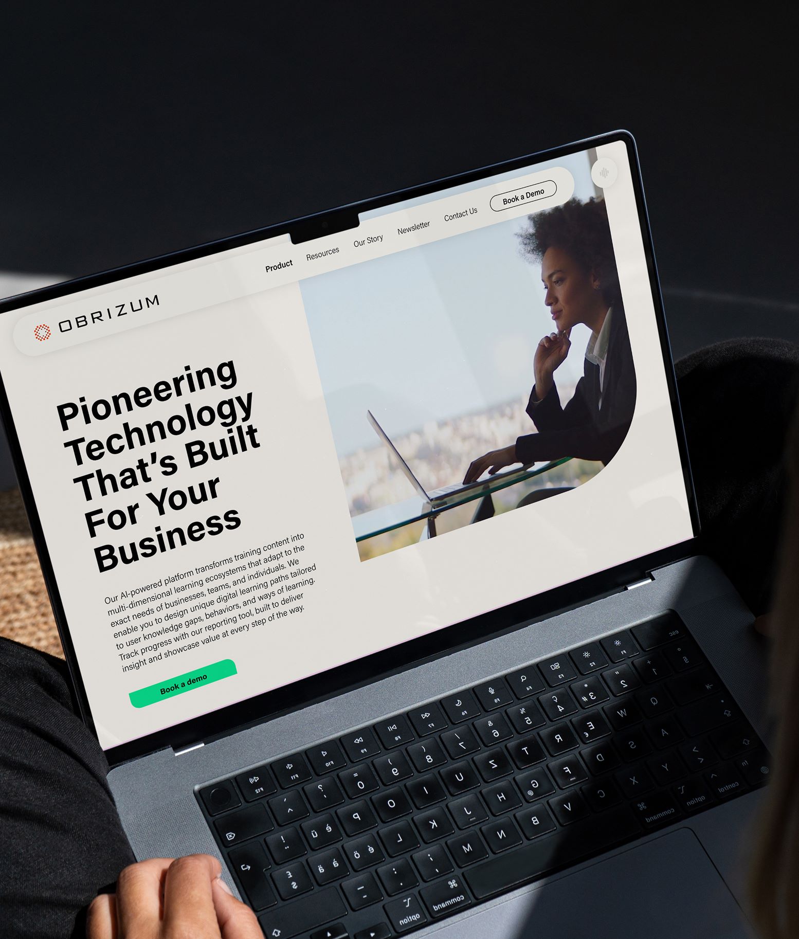 Boldspace-creative-brand-advertising-production-content-creation-social-digital-obrizum-website-laptop